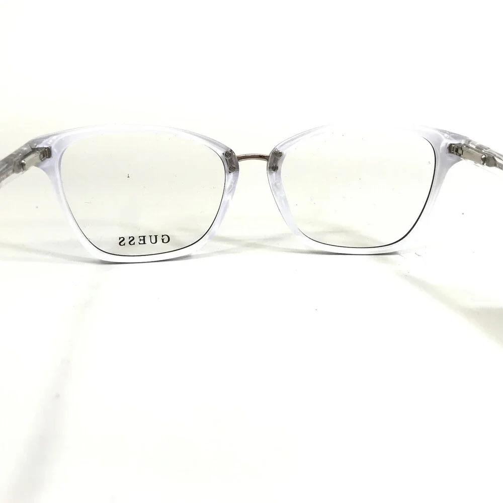 Guess Eyeglasses Frames GU2733 003 Black White Clear Square Full Rim 51-16-140